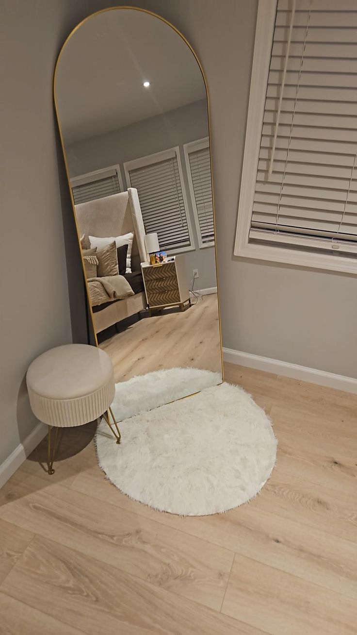 “A big-size mirror instantly adds depth and brightness, making any room look more spacious and elegant.”
