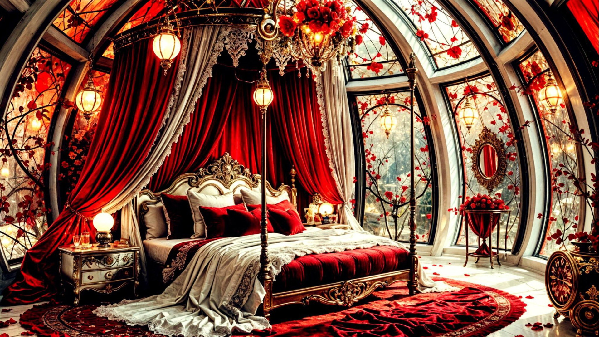 7 Enchanting Cherry Red Bedroom Ideas for 2025: From Whimsy Goth ...