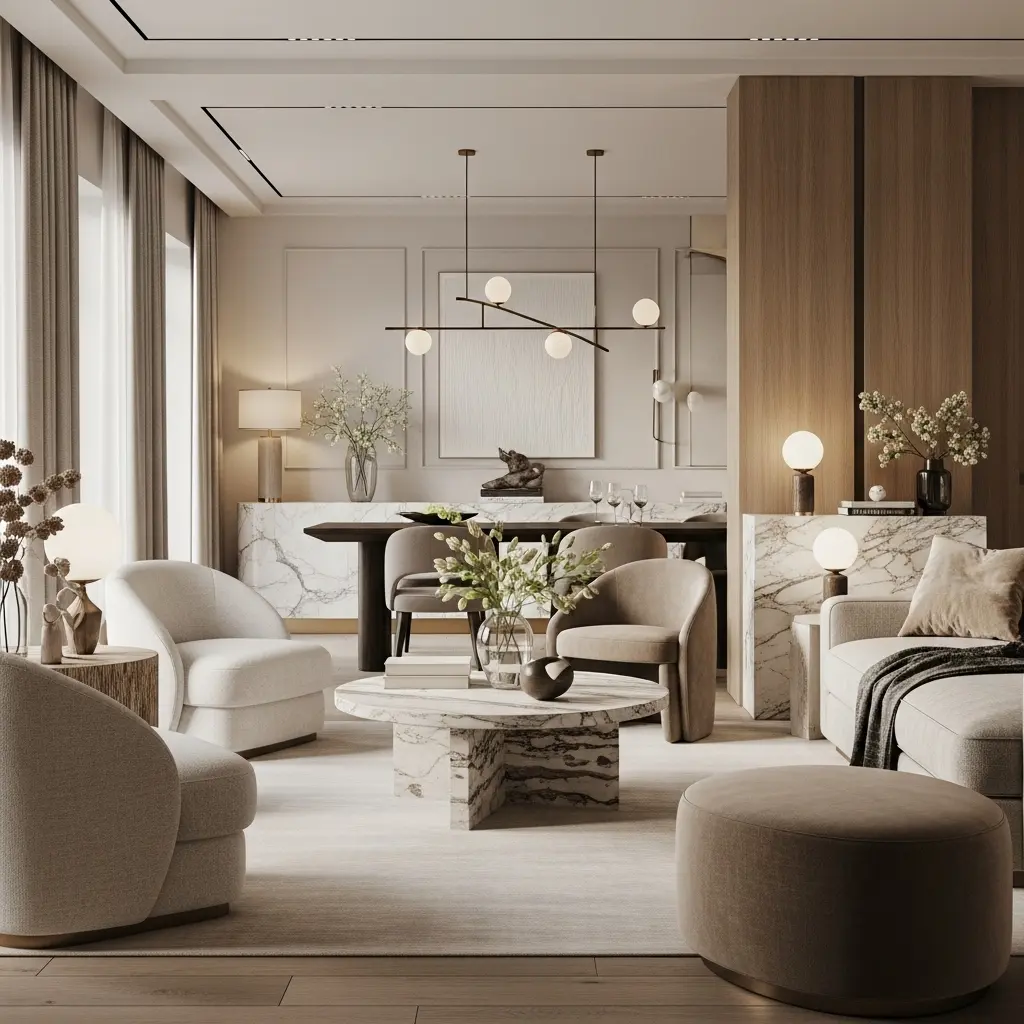 Modern Luxury Interiors 2025: Elegant Stylish Designs