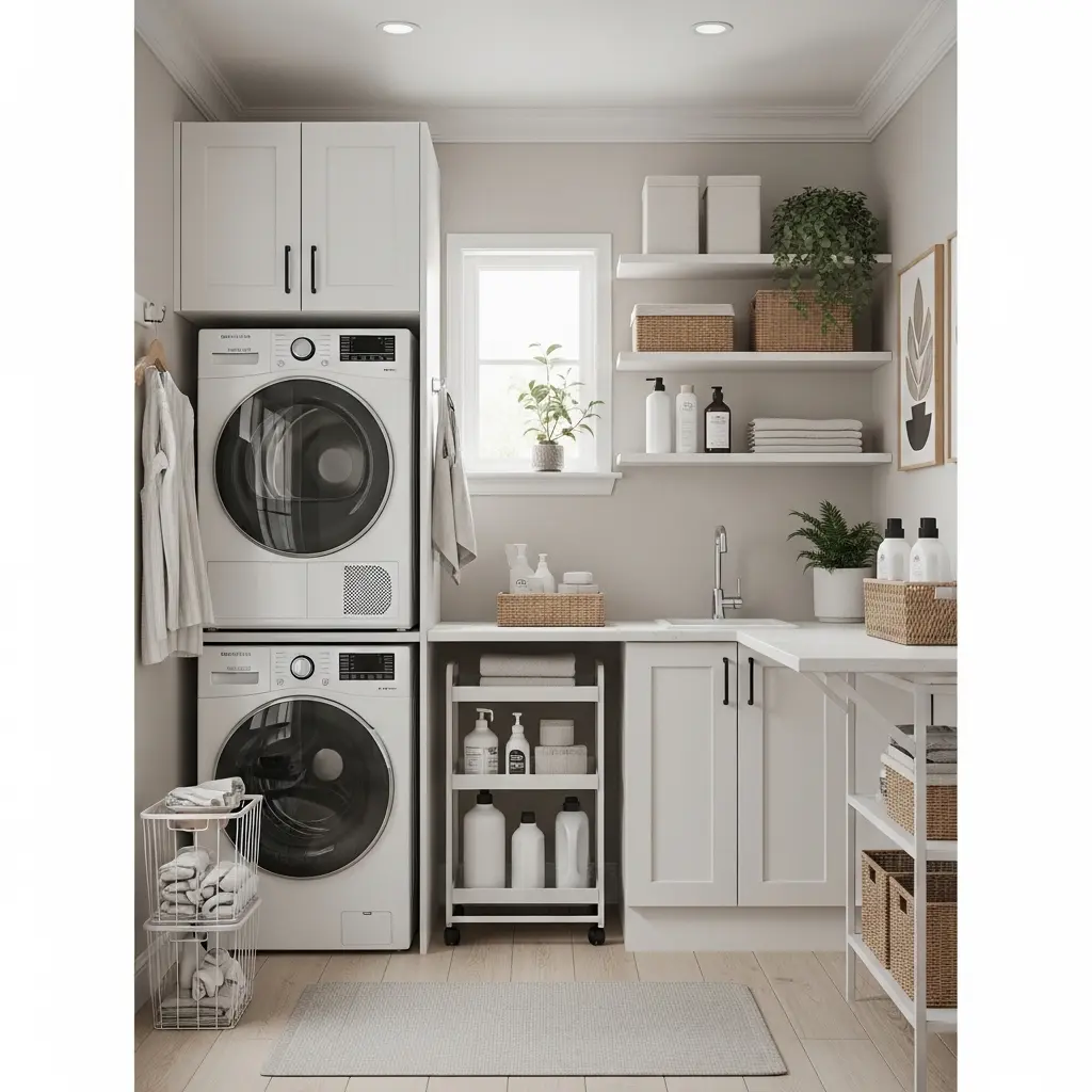 Space Saving Laundry Room Ideas for Small Spaces