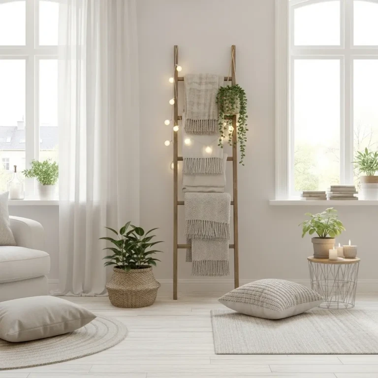 15 Creative Ladder Decor Ideas That Instantly Elevate Your Home Style