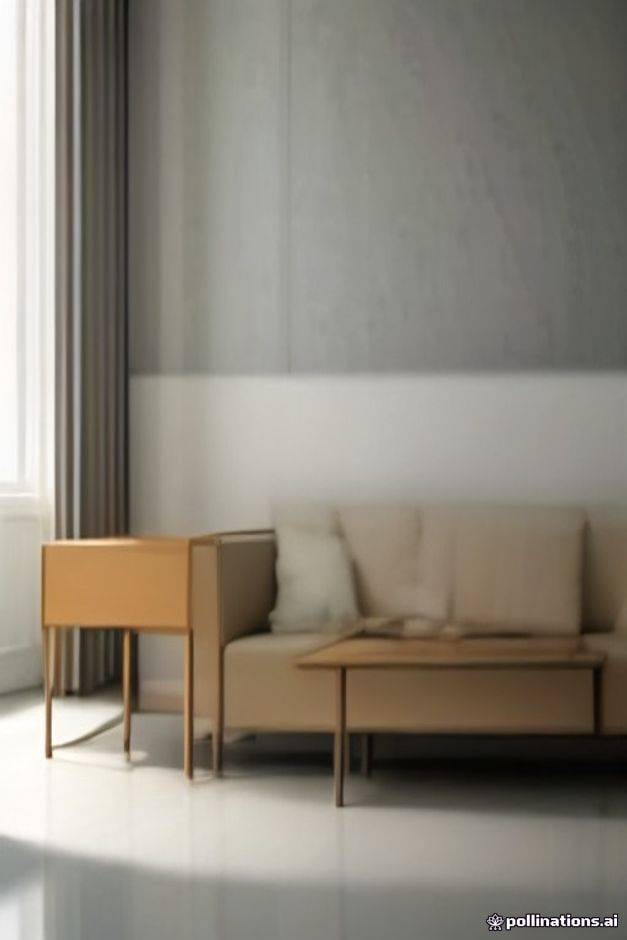 12 Home Decor Trends Taking Over Pinterest in 2026 (And How to Actually Use Them) 9 High gloss lacquered side table reflecting light in a living room