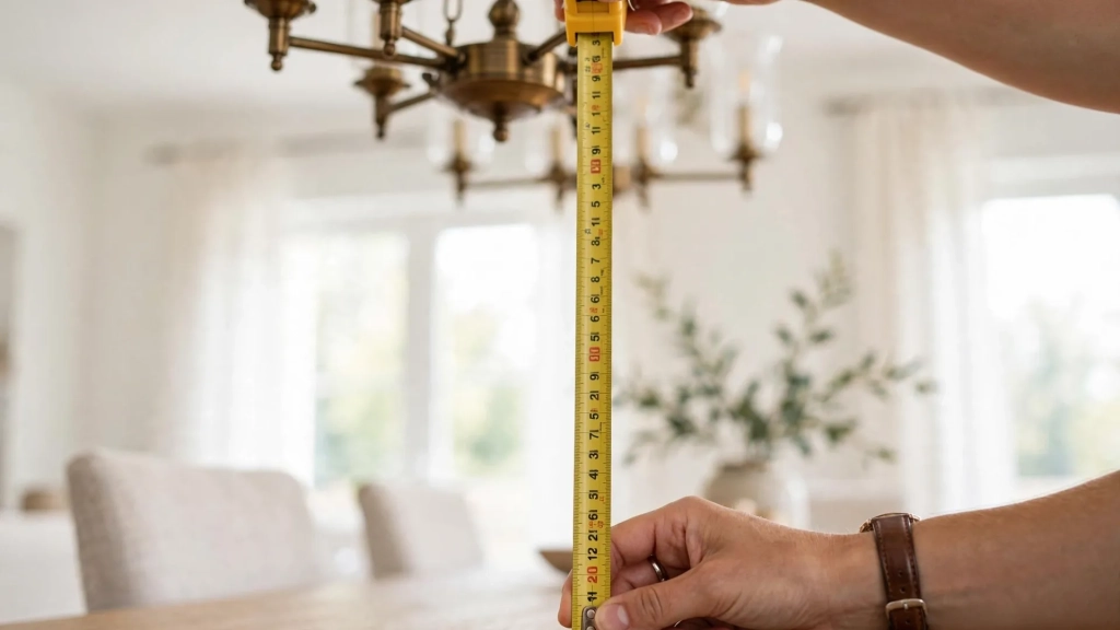 A complete visual guide to chandelier height over dining table