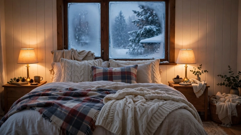 cozy winter bedroom decor ideas 01