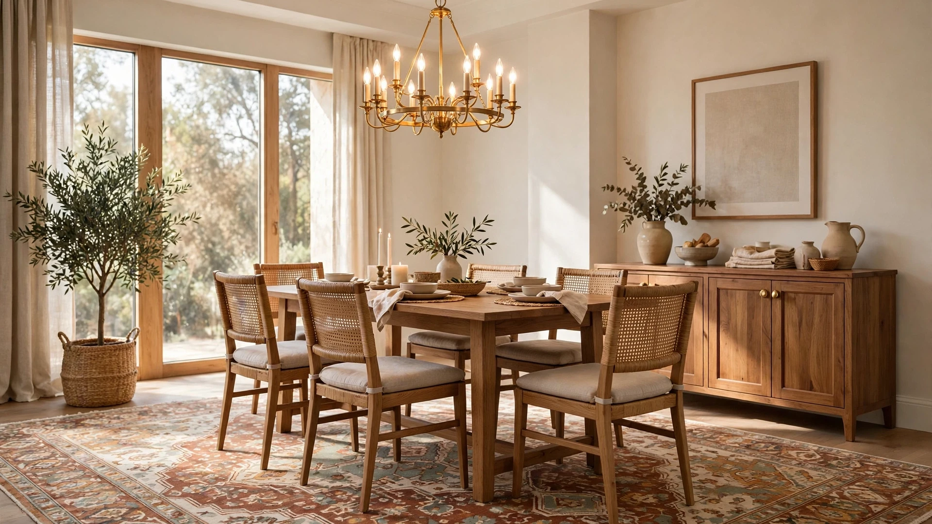 Dining Room Rug Size: The Simple Rule That Never Fails 2 A complete visual guide to dining room rug size