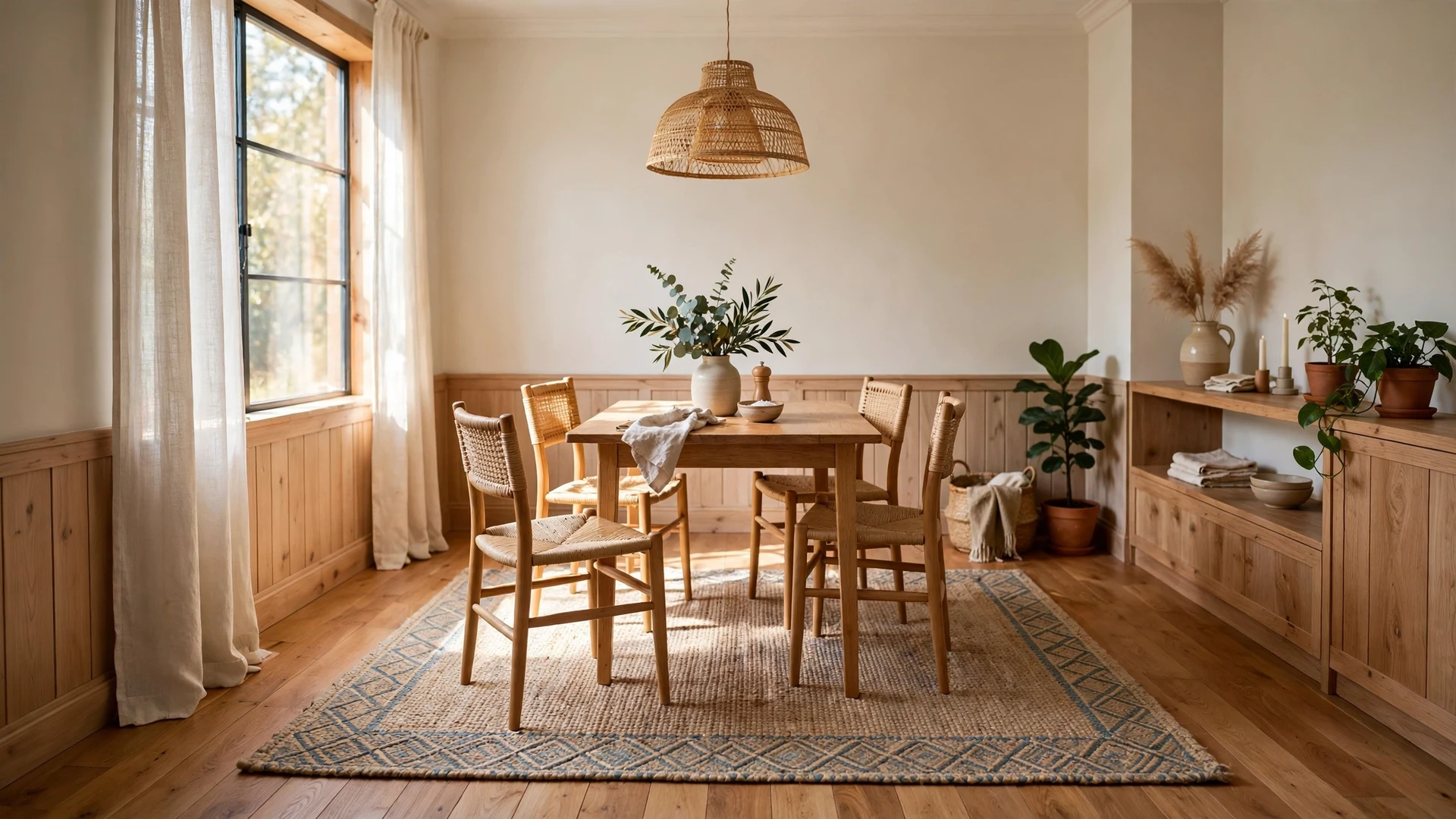 Dining Room Rug Size: The Simple Rule That Never Fails 5 Dining room rug size for round tables — dining room rug size