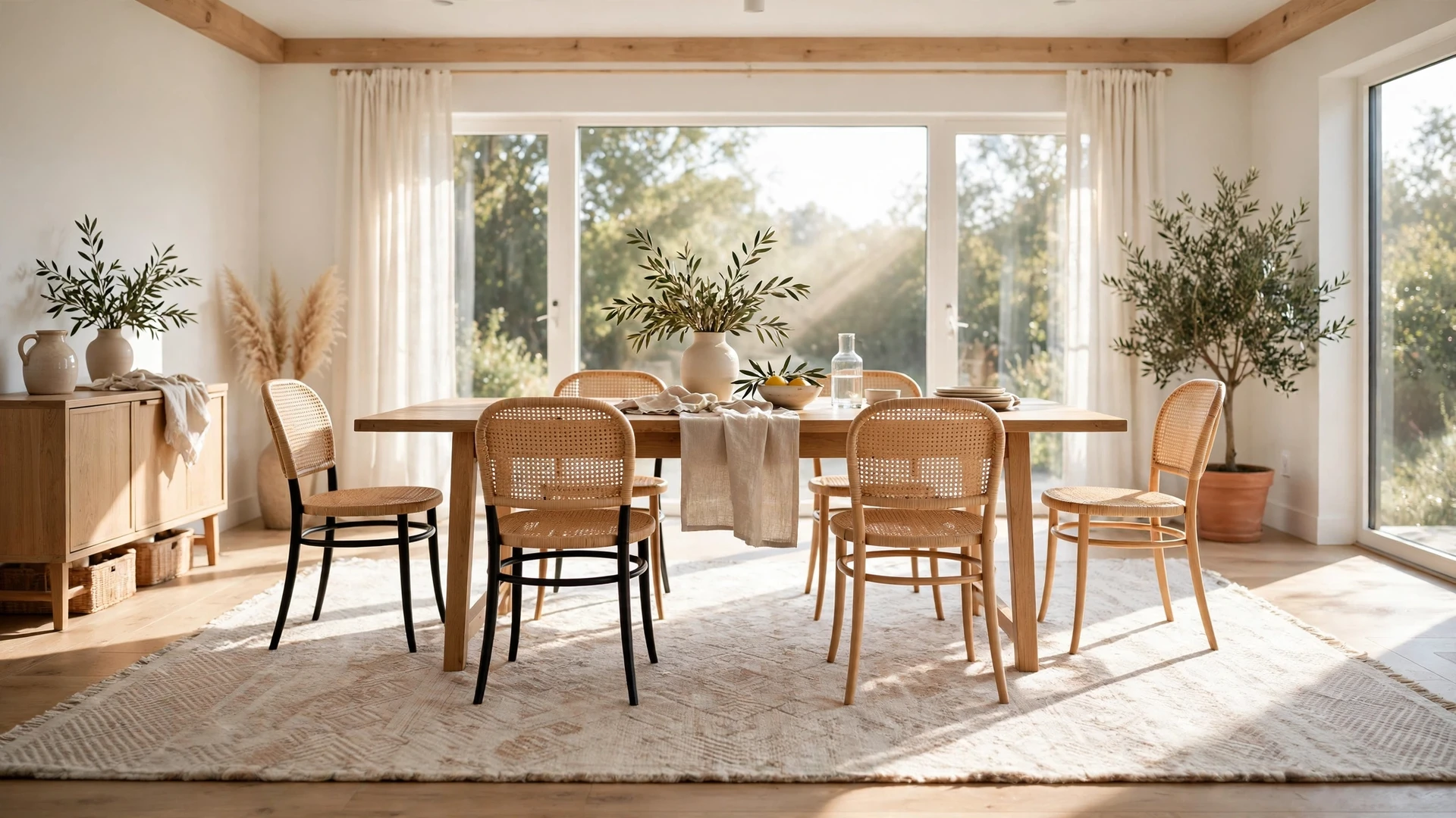 Dining Room Rug Size: The Simple Rule That Never Fails 10 The Rule You Will Never Forget — dining room rug size