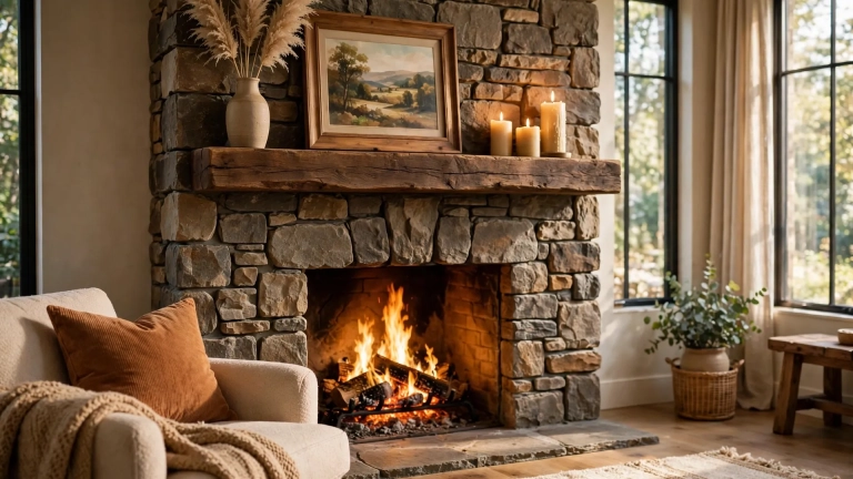 fireplace mantel height 01
