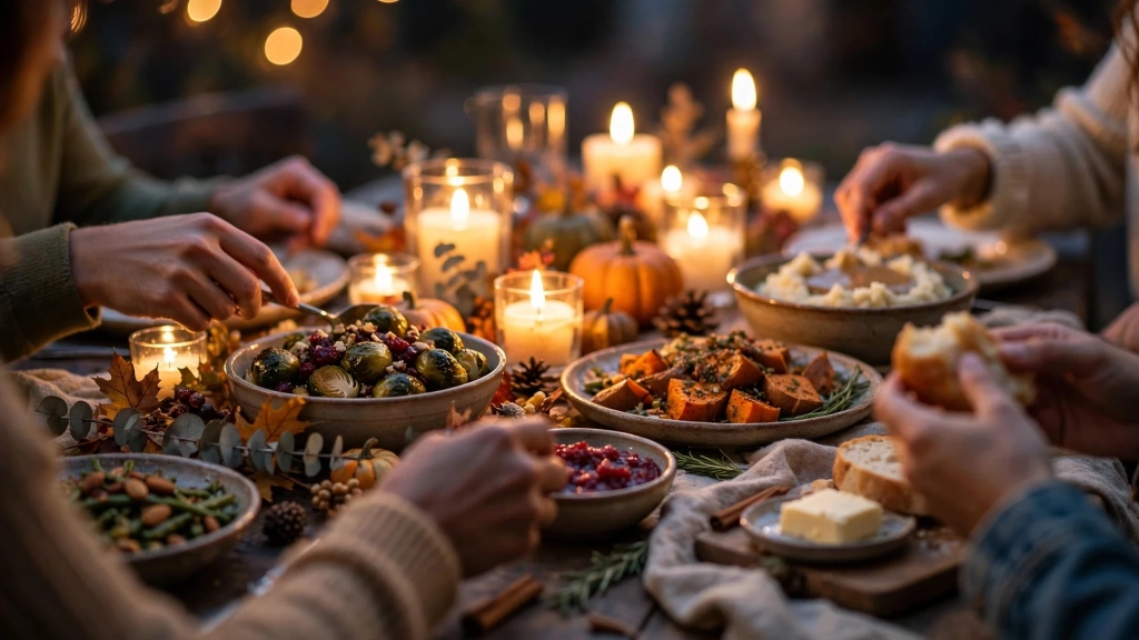 8 Friendsgiving Decor Ideas That Make Your Table Feel Like Home 5 A Table Runner That Tells a Story — friendsgiving decor ideas