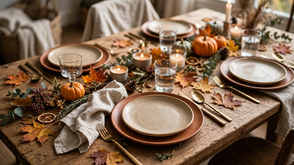 8 Friendsgiving Decor Ideas That Make Your Table Feel Like Home 6 Candlelight for a Soft Golden Glow — friendsgiving decor ideas