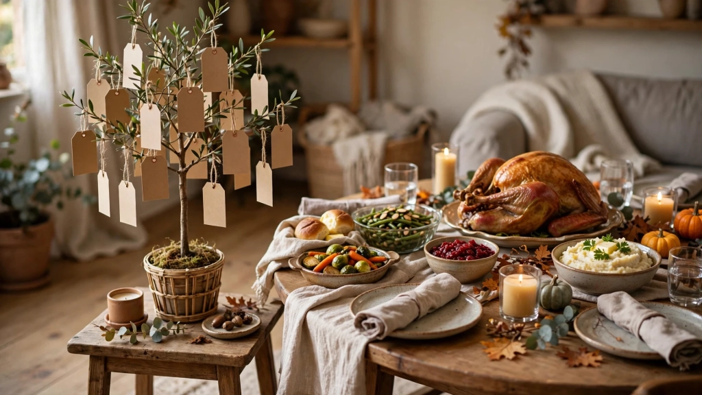 8 Friendsgiving Decor Ideas That Make Your Table Feel Like Home 10 Fall Leaves and Natural Touches Everywhere — friendsgiving decor ideas