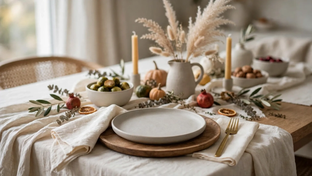 7 Fresh Ideas for Modern Thanksgiving Decor That Feel Warm and Stylish 5 7 Ideas That Bring the Look Together — modern thanksgiving decor