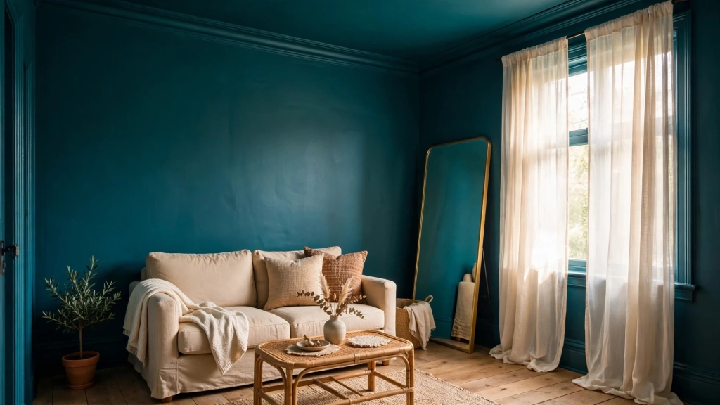 How to Keep Your Moody Living Room Cozy, Not Gloomy — moody living room