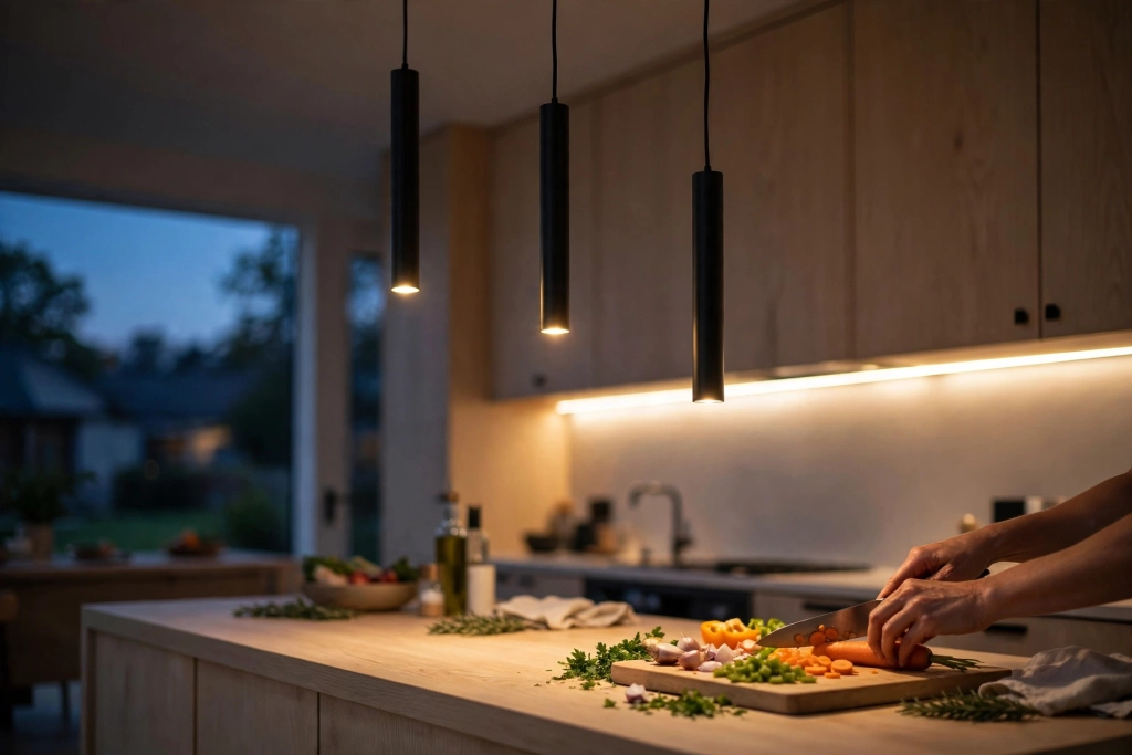 12 Scandinavian Kitchen Ideas That Bring Nordic Calm Home 7 3. Butcher-Block or Light Stone Countertops Add Warmth — scandinavian kitchen ideas
