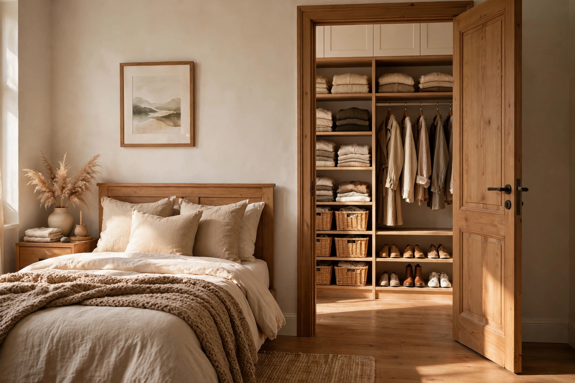 Layout Tips That Make Any Bedroom Feel Bigger — standard bedroom size