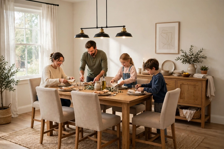 standard dining room size 01