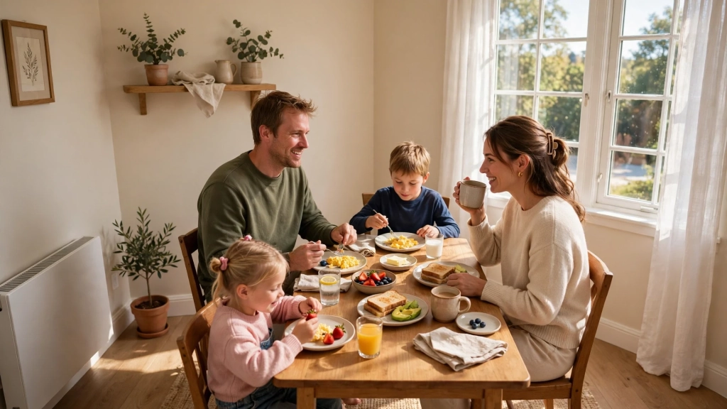 Room Sizes for Four, Six, and Eight Chairs — standard dining room size