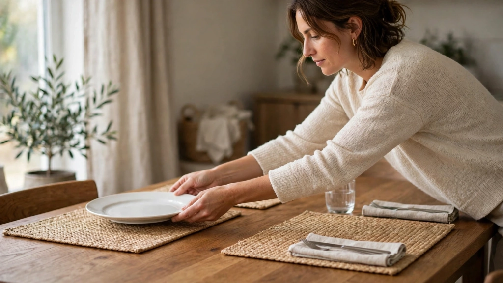 Standard Placemat Size: Get Your Table Setting Right Every Time 5 Room for Plates, Cutlery, and Glasses — standard placemat size