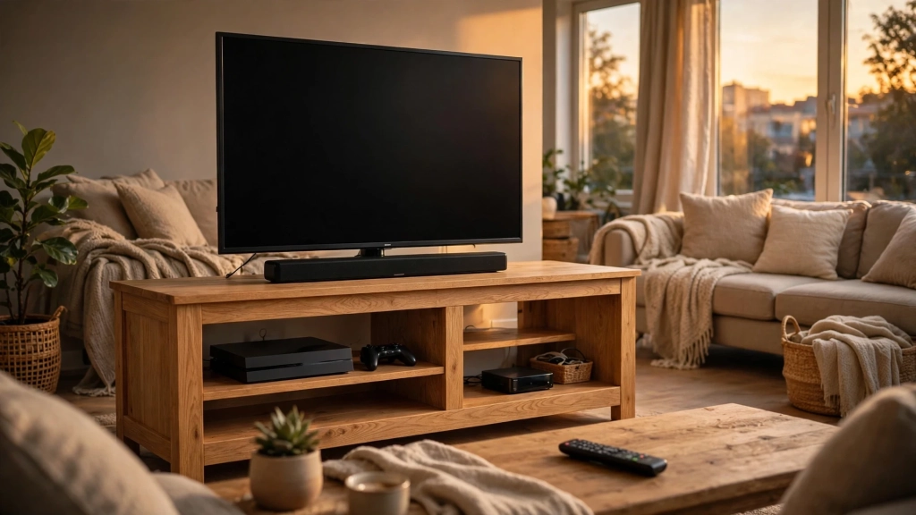 Match the Stand to Your Sofa — standard tv stand height