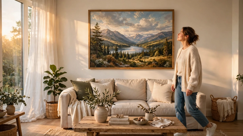 The 57 Inch Rule: The Standard Wall Art Size That Fixed My Blank Walls — standard wall art size