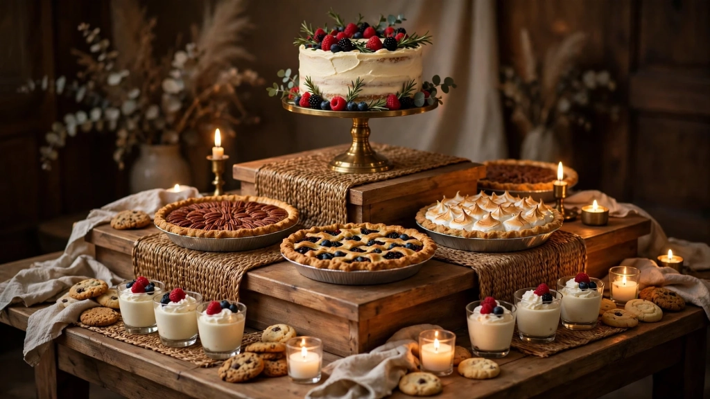 Small Table, Big Sweet Finish — thanksgiving dessert table ideas