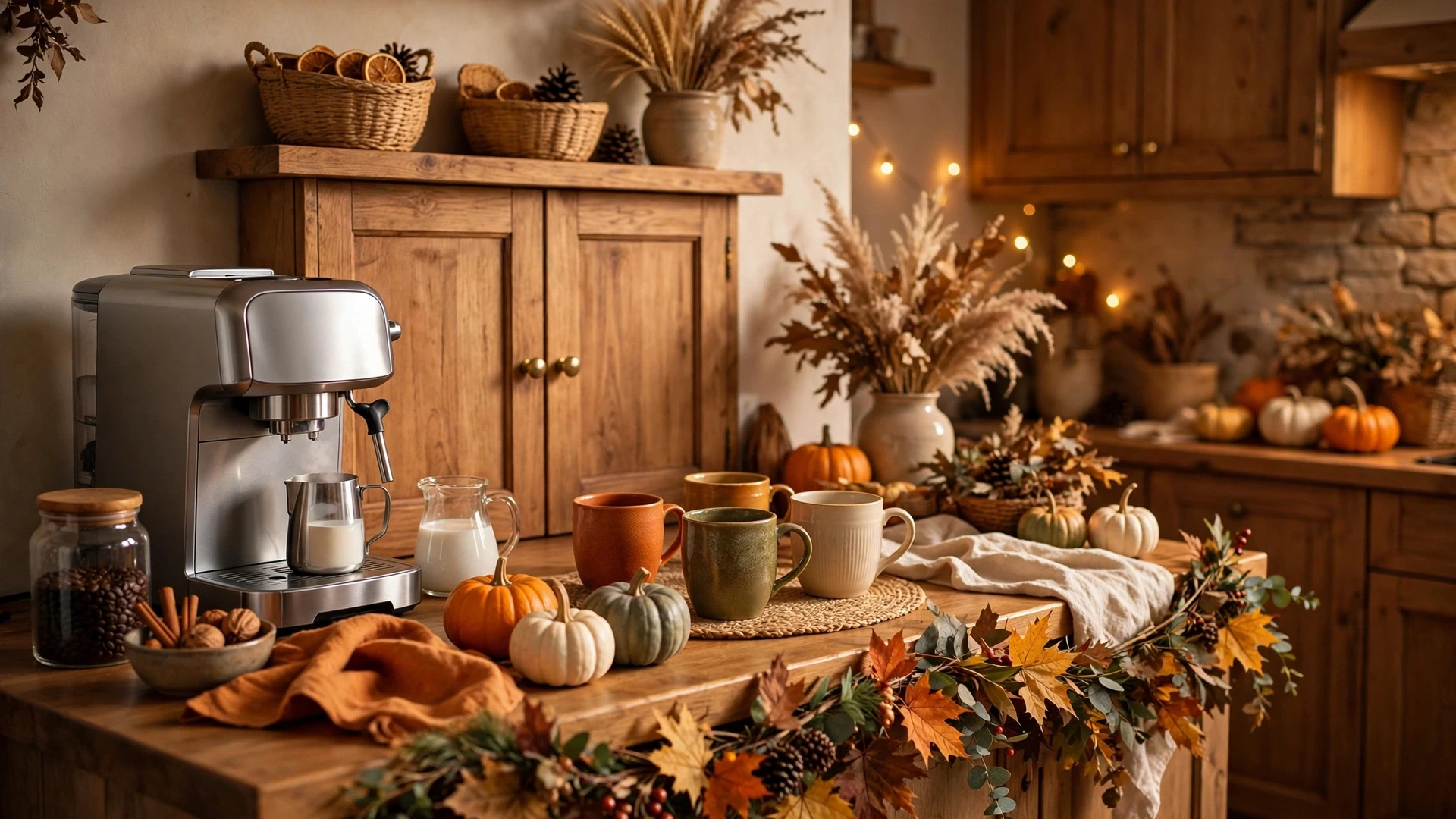 3. Light Candles Before Guests Arrive — thanksgiving kitchen decor ideas