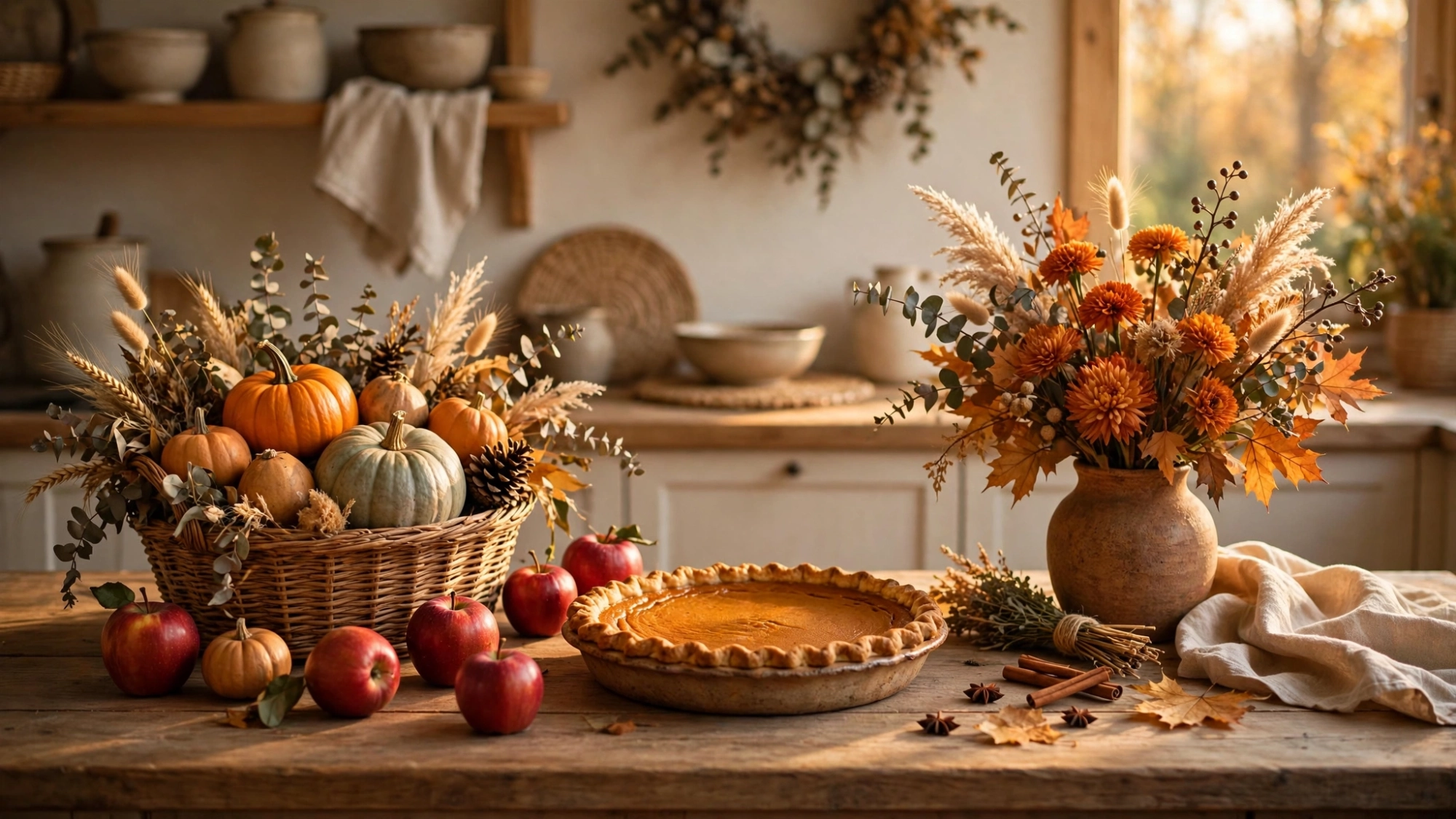 Small Thanksgiving Kitchen Decor Ideas With Big Payoff — thanksgiving kitchen decor ideas