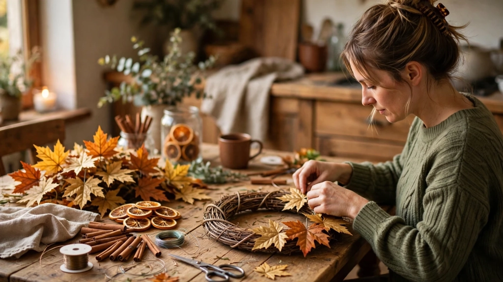 Start With the Door, Not the Wreath — thanksgiving wreath ideas