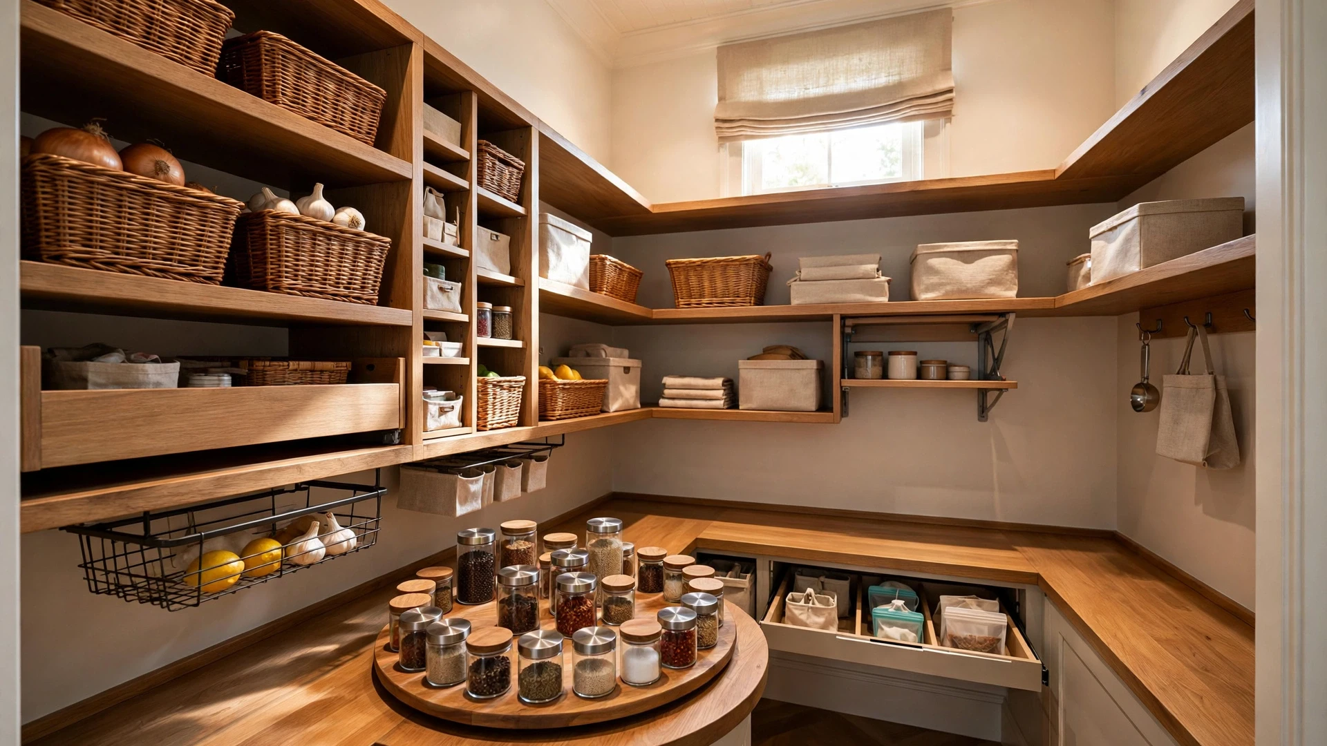 Lighting and finishing touches for walk-in pantry dimensions — walk-in pantry dimensions