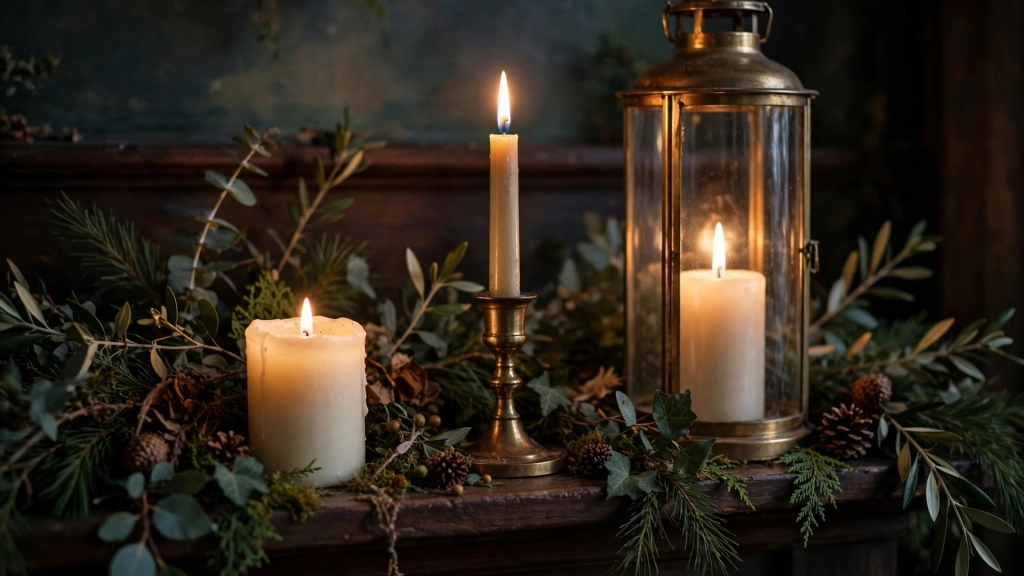 11 Winter Mantel Decorating Ideas That Stay Cozy After the Holidays 4 The 11 Winter Mantel Decorating Ideas — winter mantel decorating ideas
